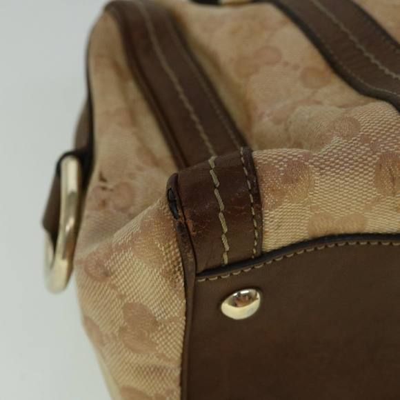 GUCCI GG Crystal Canvas Hand Bag Coated Canvas Brown 181487 Auth 60263 - Picture 16 of 16